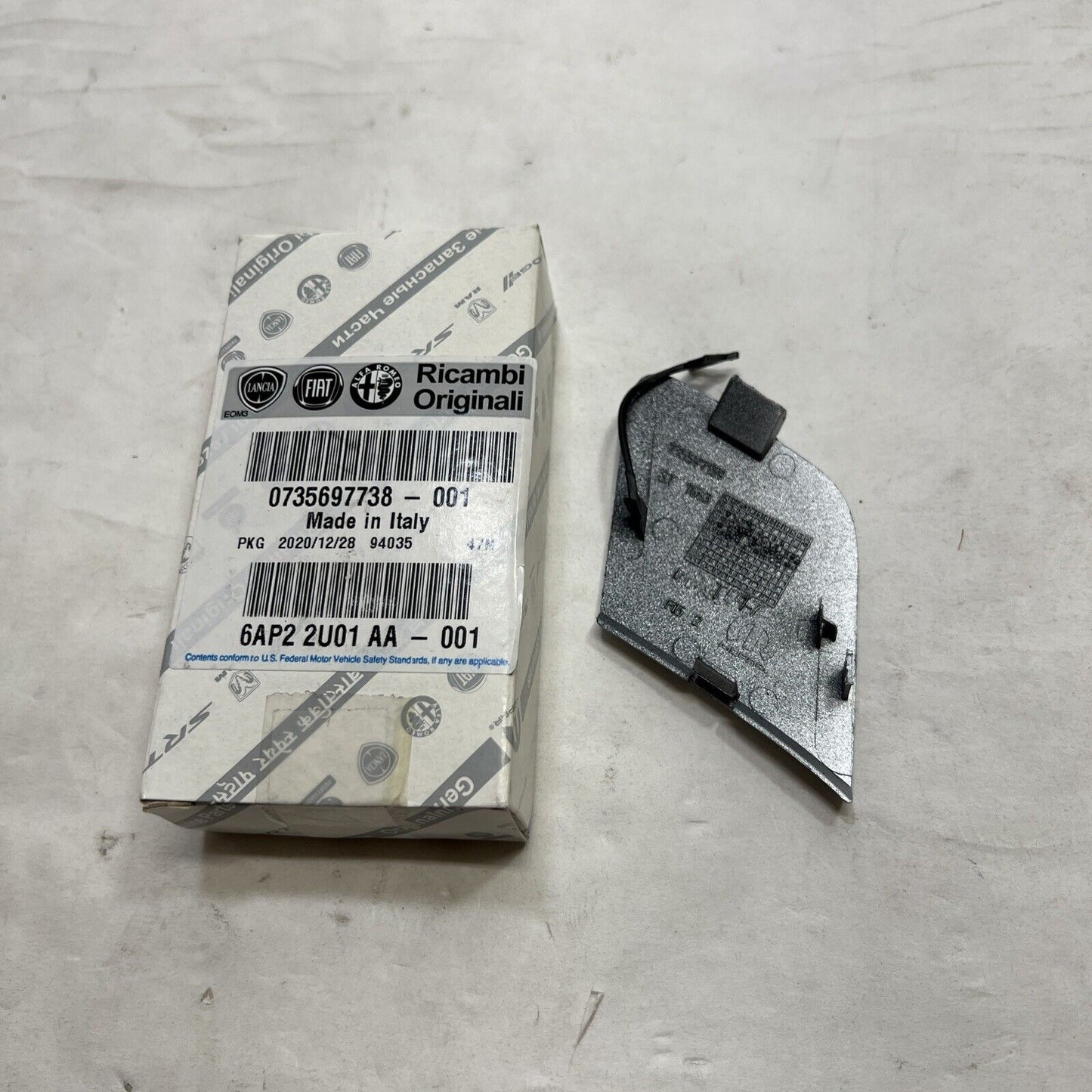 New OEM Genuine Mopar 500X 2019-2021 Tow Hook Cover 6AP22U01AA