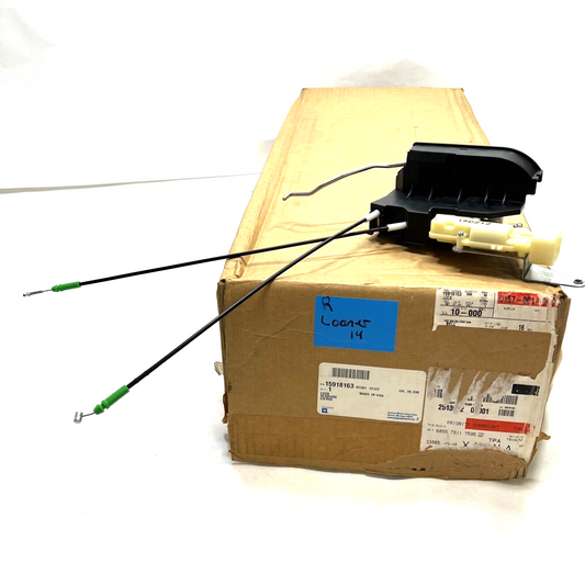 New OEM Genuine GM Driver Side Rear Door Lock 09-18 15918163