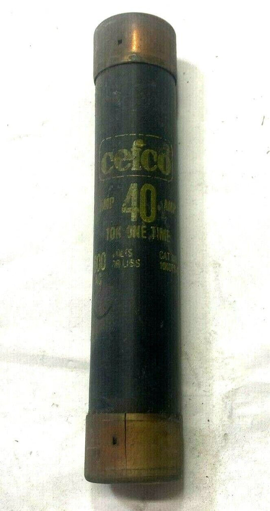 New Cefco Time Delay Fuse 40 AMPS CRN-40