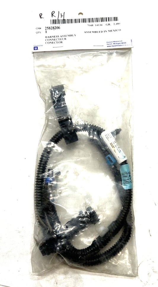 New OEM Genuine GM Right Passenger Side Vehicle Speed Sensor Wire 25828206