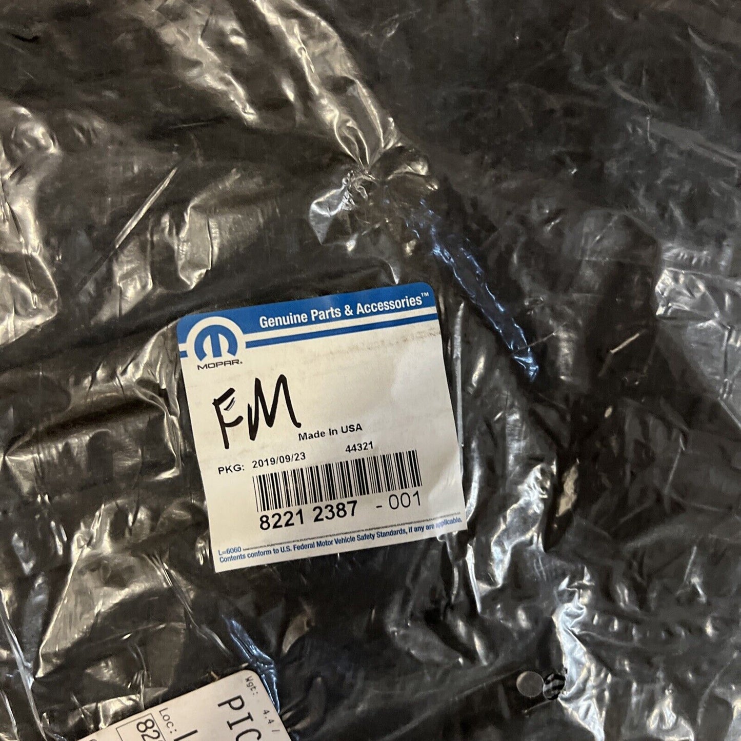 Genuine OEM Mopar Floor Mat Kit Front RAM Qaud Cab 2 Piece Kit 82212387