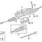 Genuine OEM Mopar Jeep Cherokee Steering Rack & Pinion Assembly 15-19 68369260AA