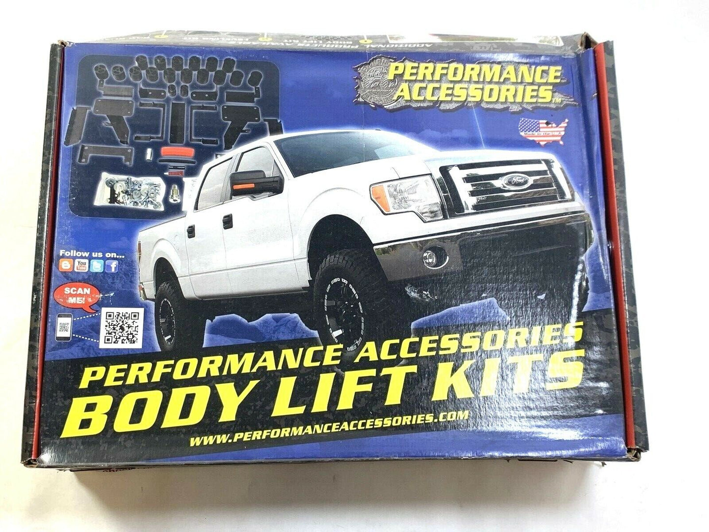 New 2" Body Lift for Jeep Wrangler 1987-1995 Daystar PA932A