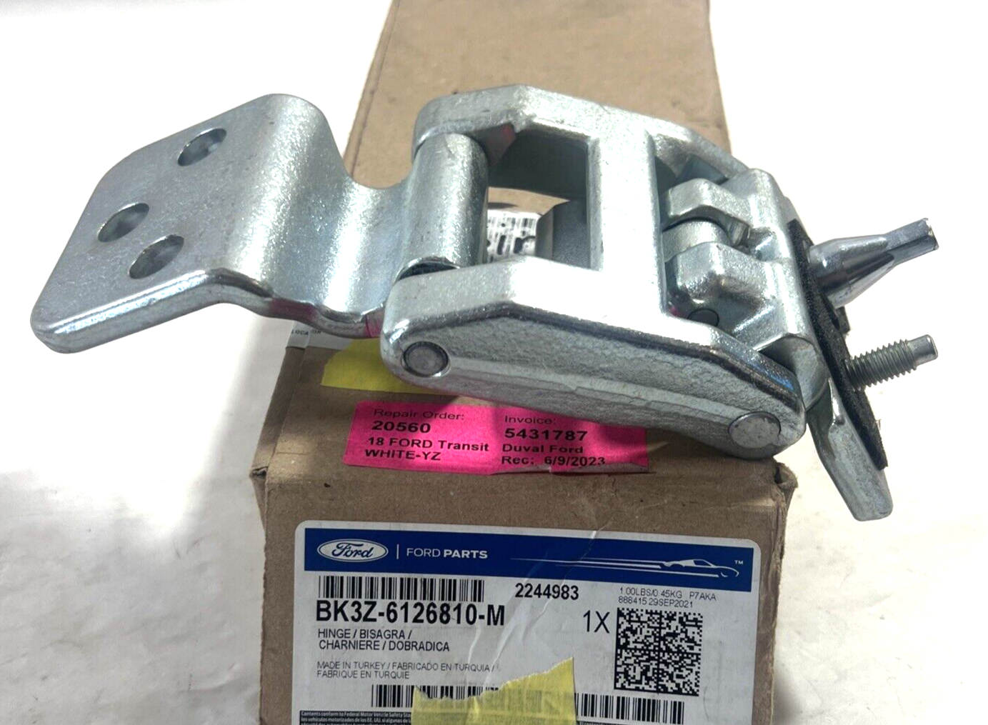 Genuine OEM Ford Transit-150 Rear Left Driver Side Door Upper Hinge BK3Z6126810M