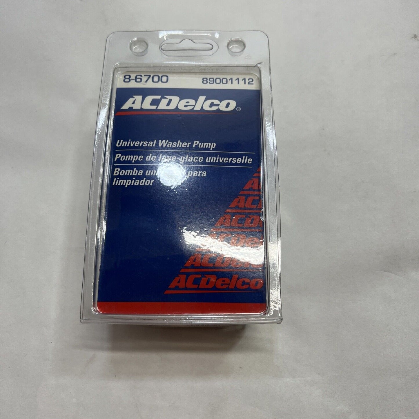 New OEM Genuine GM 1985-2004 ACDelco 8-6700 Windshield Washer Pump 89001112