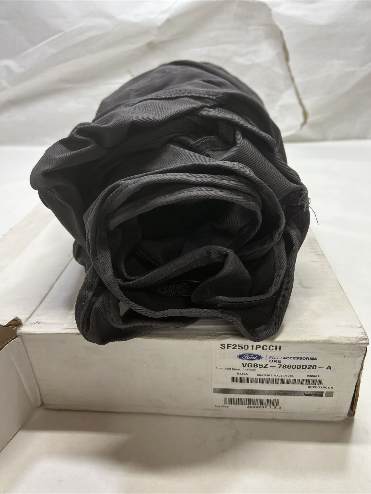 New OEM Ford Explorer Seat Covers Front 2017-2019 Charcoal VGB5Z78600D20A