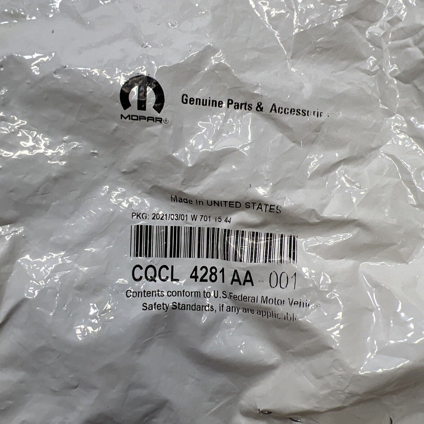 New OEM Genuine Mopar Tire Pressure Sensor CQCL4281AA