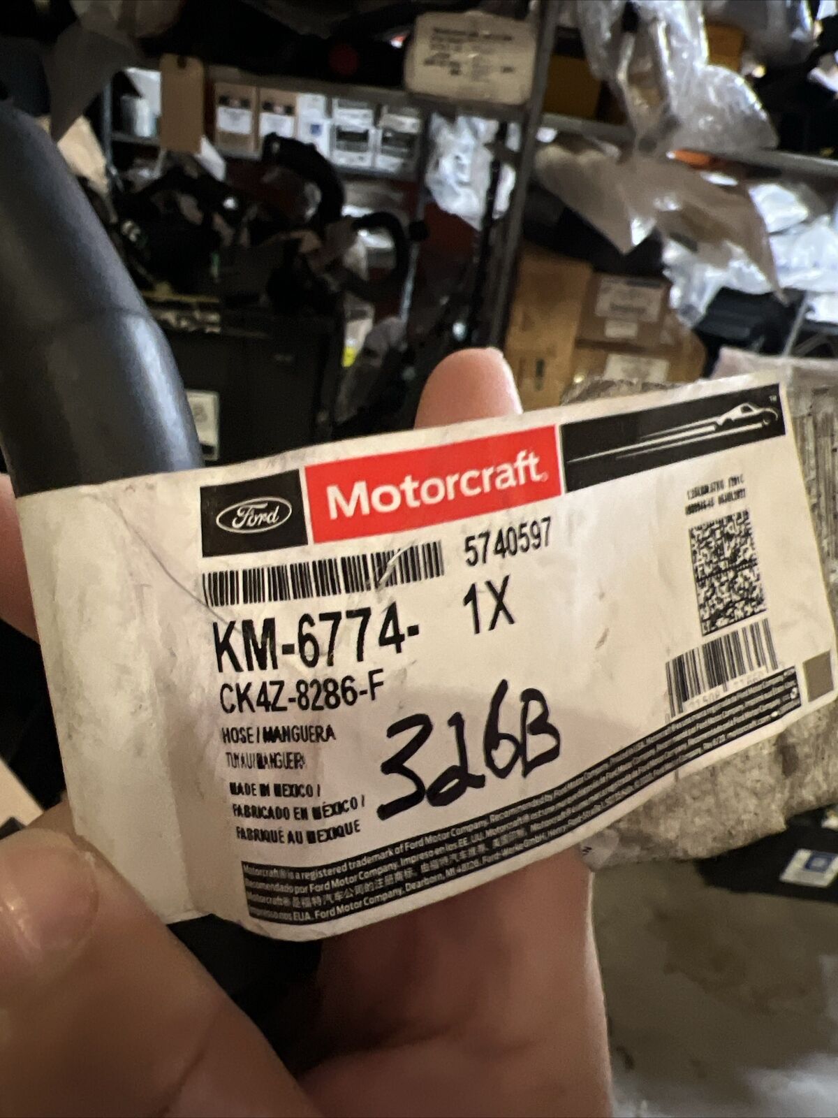 New OEM Genuine Ford Transit-150 Lower Radiator Coolant Hose Motorcraft KM6774