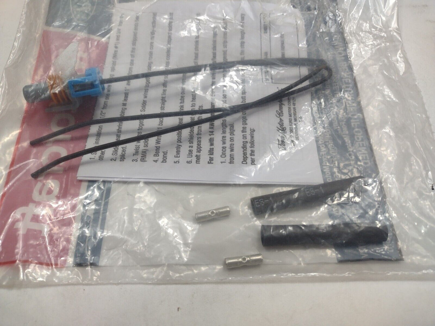 Genuine OEM Ford Wire Assembly Motorcraft WPT1384