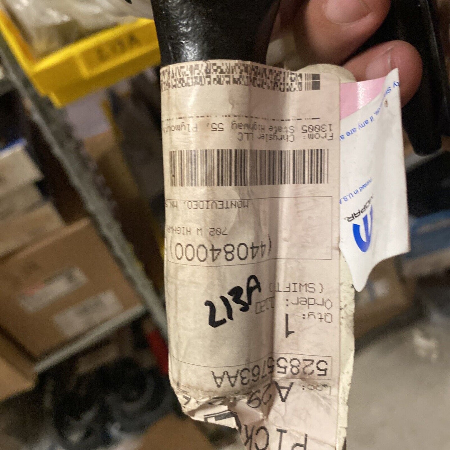 New OEM Mopar Outer Tie Rod 52855763AA