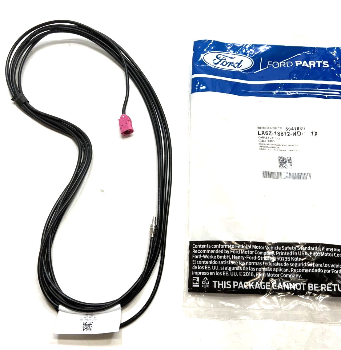 New OEM Ford Escape Rear Antenna Cable 2020-23 LX6Z18812NDD