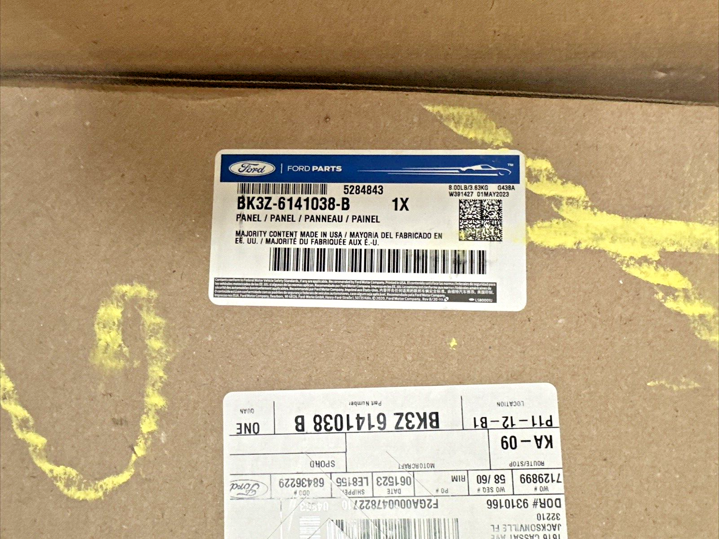 Genuine OEM Ford Transit Rear Right Outer D-Pillar Panel 2015-2023 BK3Z6141038B