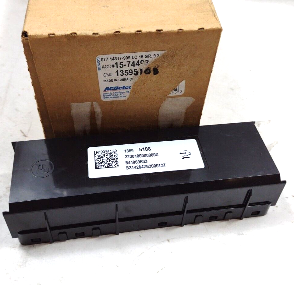Genuine OEM GM Chevy Impala Temperature AC Control Module 2014-2019 13595108