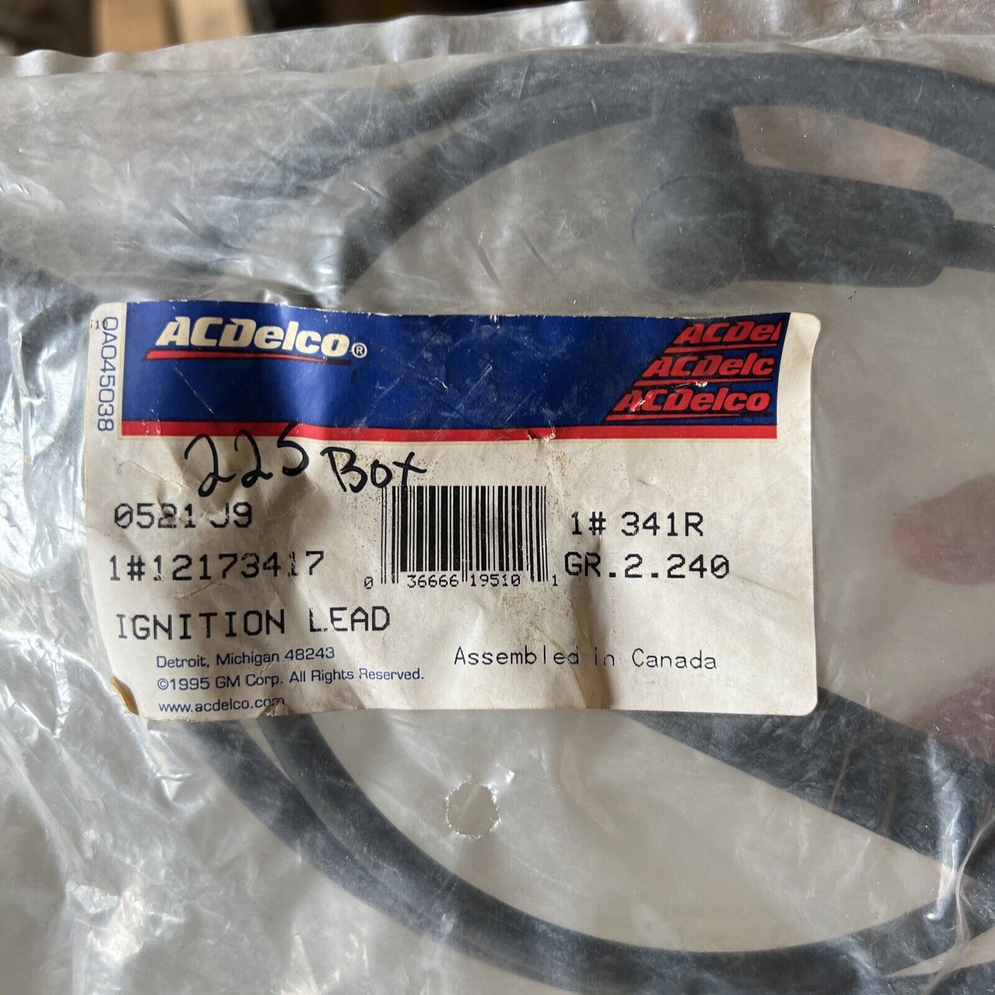New OEM GM Wire Assembly ACDelco 12173417