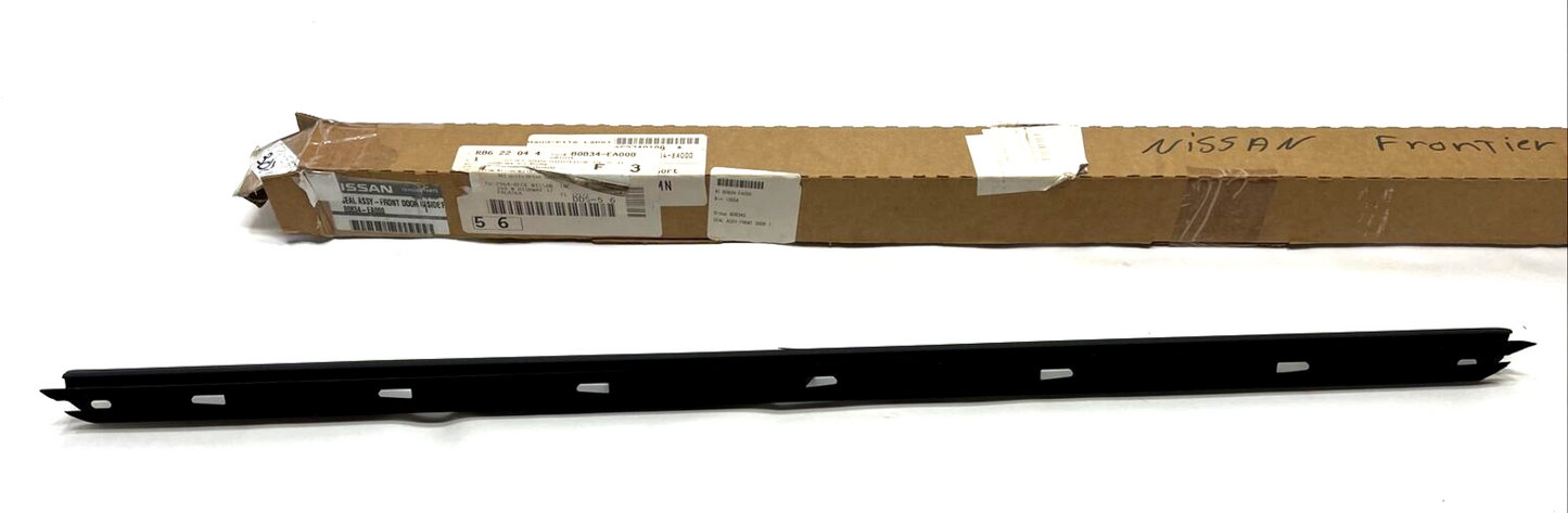New OEM Genuine Nissan 05-21 Front Passenger Side Door Seal Assembly 80834-EA000