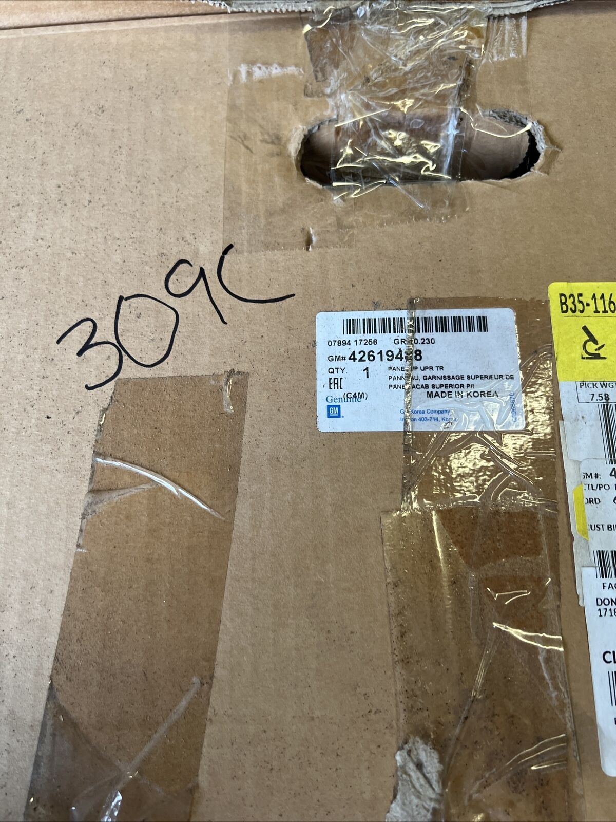 New OEM GM Chevy Spark Upper Dashboard Console Panel 2016-17 42619488