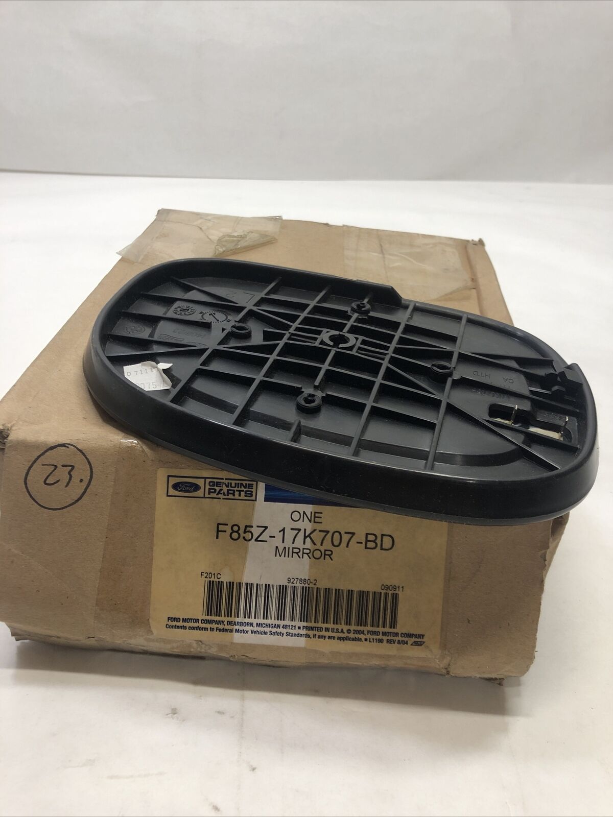 New OEM Genuine Ford Left Rear View Outer Mirror Glass Assembly F85Z-17K707-BD