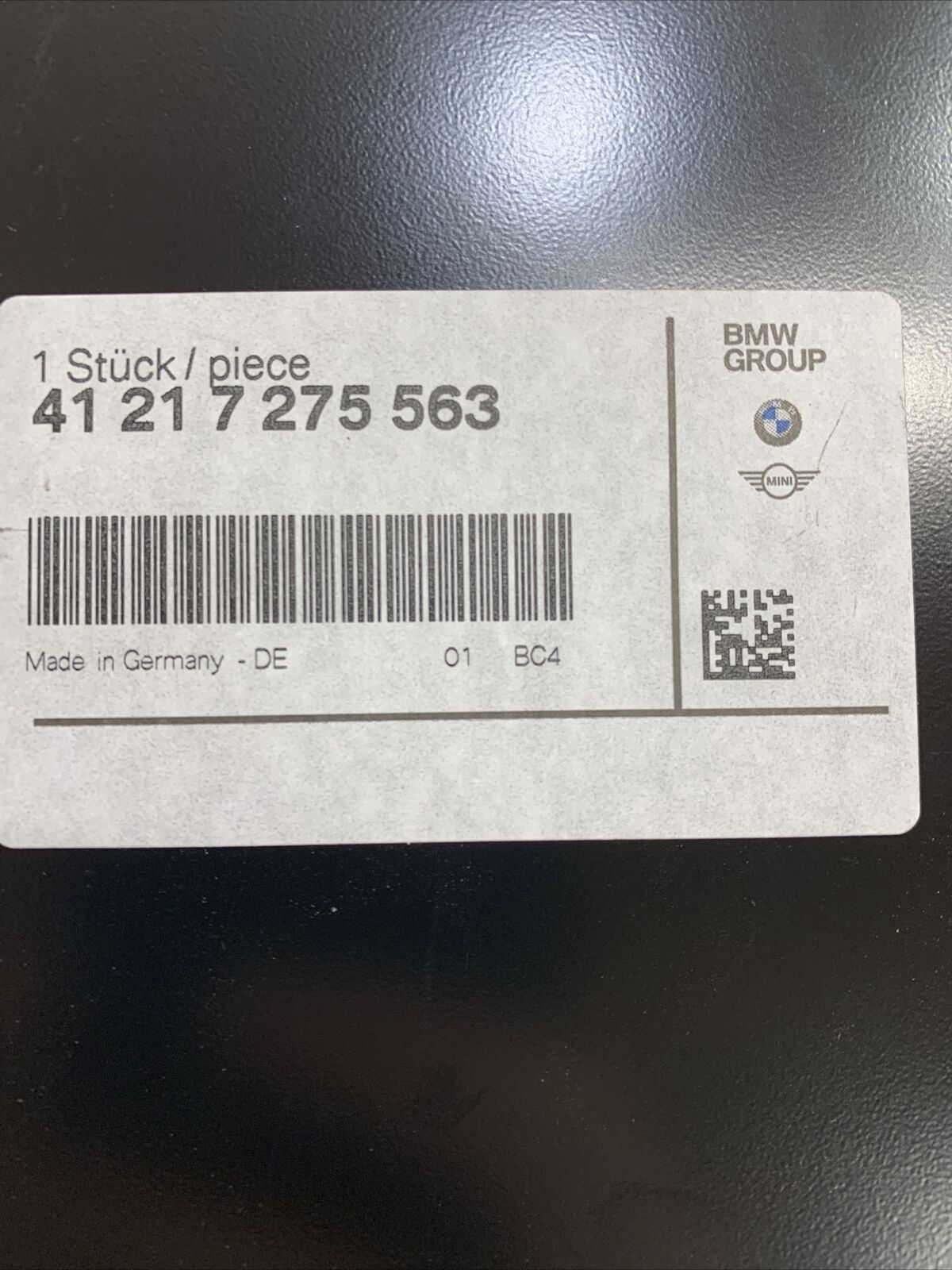 New OEM BMW X1 E84 Universal REINFORCEMENT PLATE 41217275563