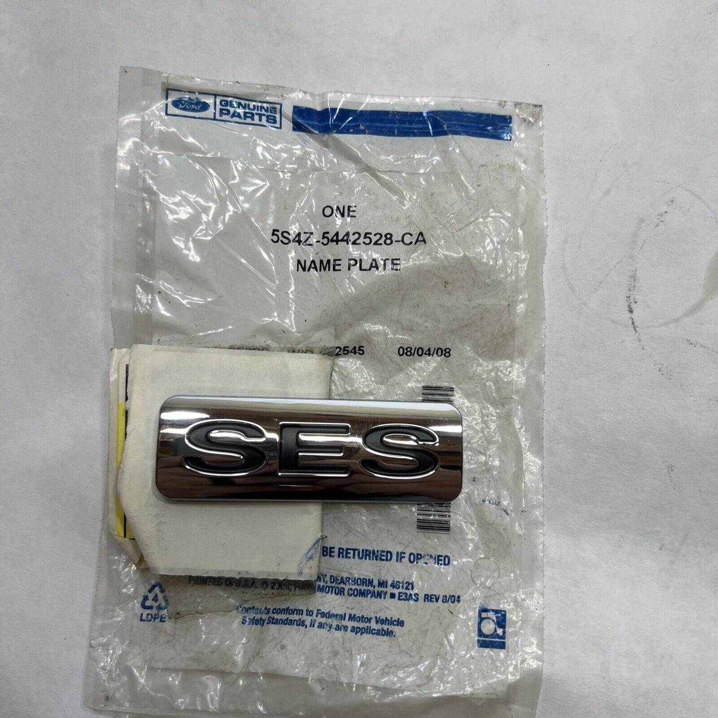 New FORD OEM 05-11 Focus Trunk Lid-Emblem Badge Nameplate 5S4Z5442528CA