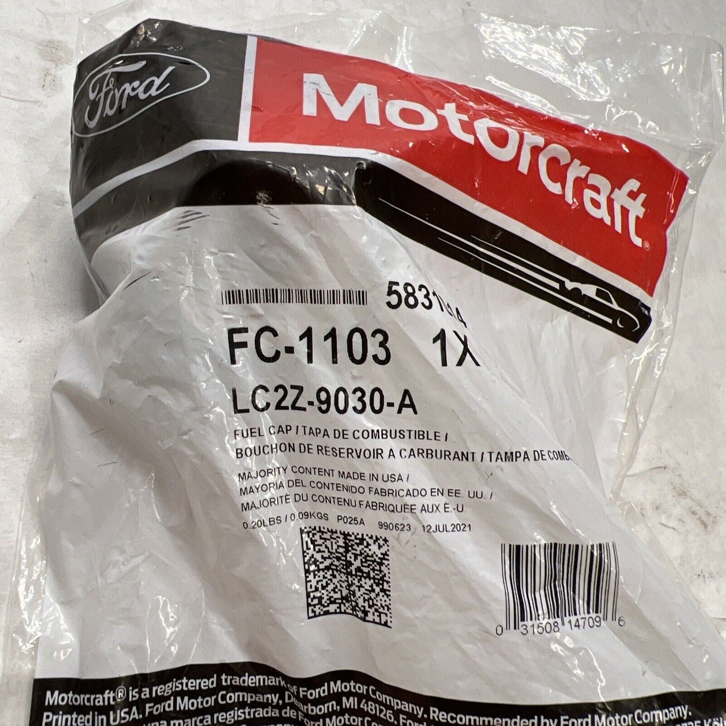 New OEM Genuine Ford E-350 Super Duty 2003-2019 Fuel Tank Cap FC1103 AC2Z9030A