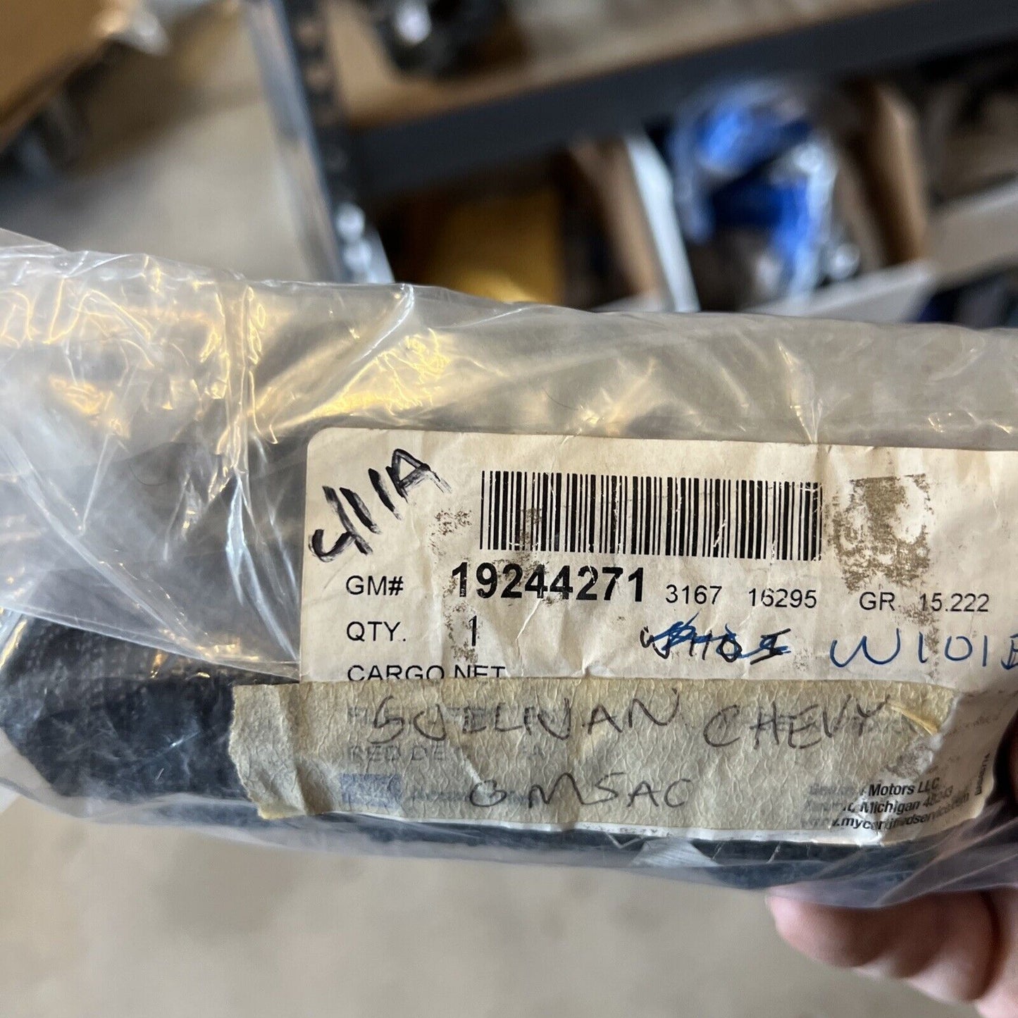 Genuine OEM GM Chevrolet Envelope Style Trunk Cargo Net Organizer 10-17 19244271