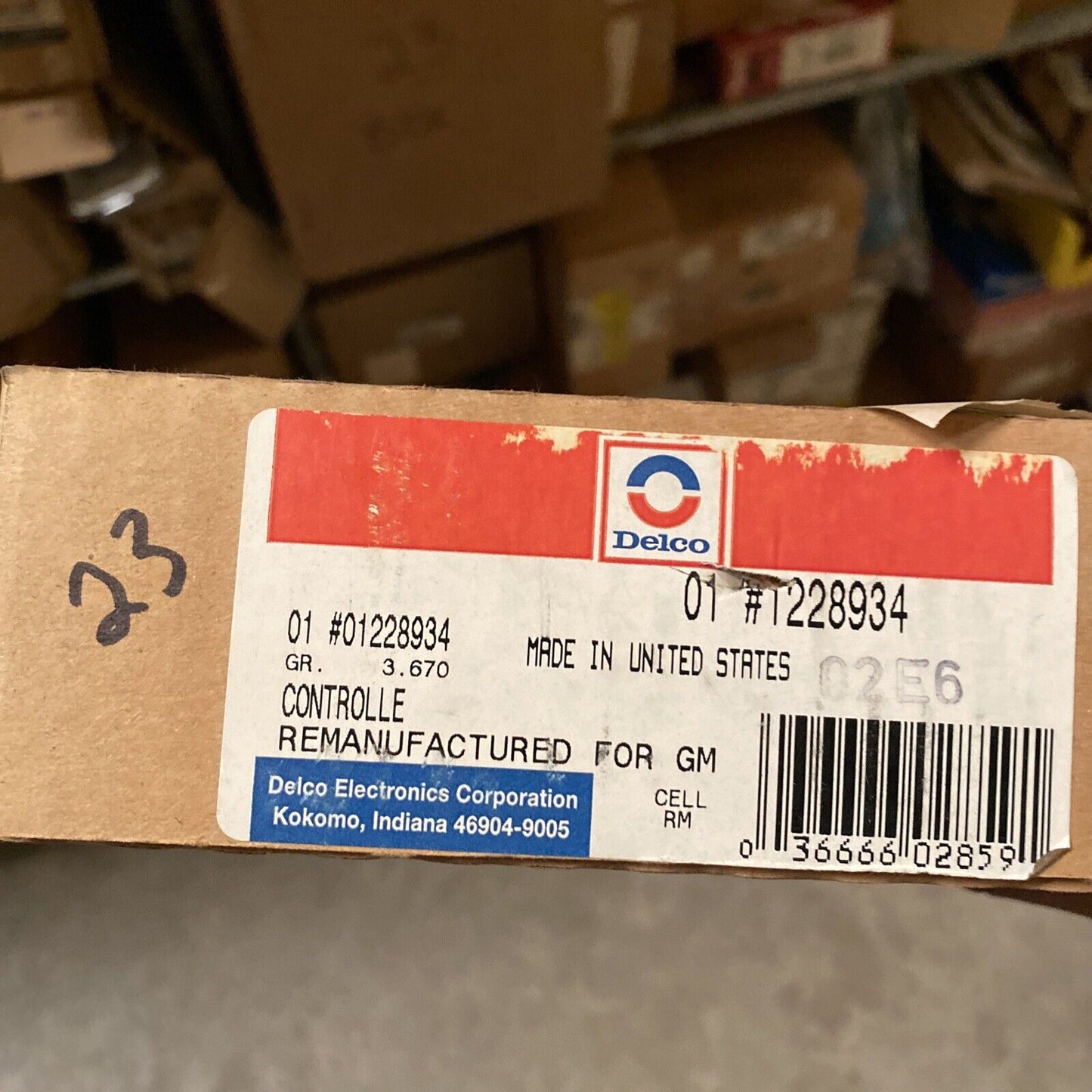 New OEM GM Chevy Corvette Camaro Engine Control Module 1228934 88999167