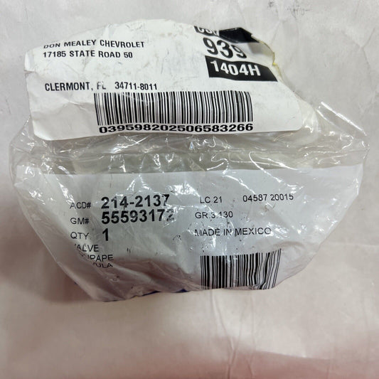 Genuine OEM GM ACDelco ELR Vapor Canister Vent Valve 2011-2016 2142137