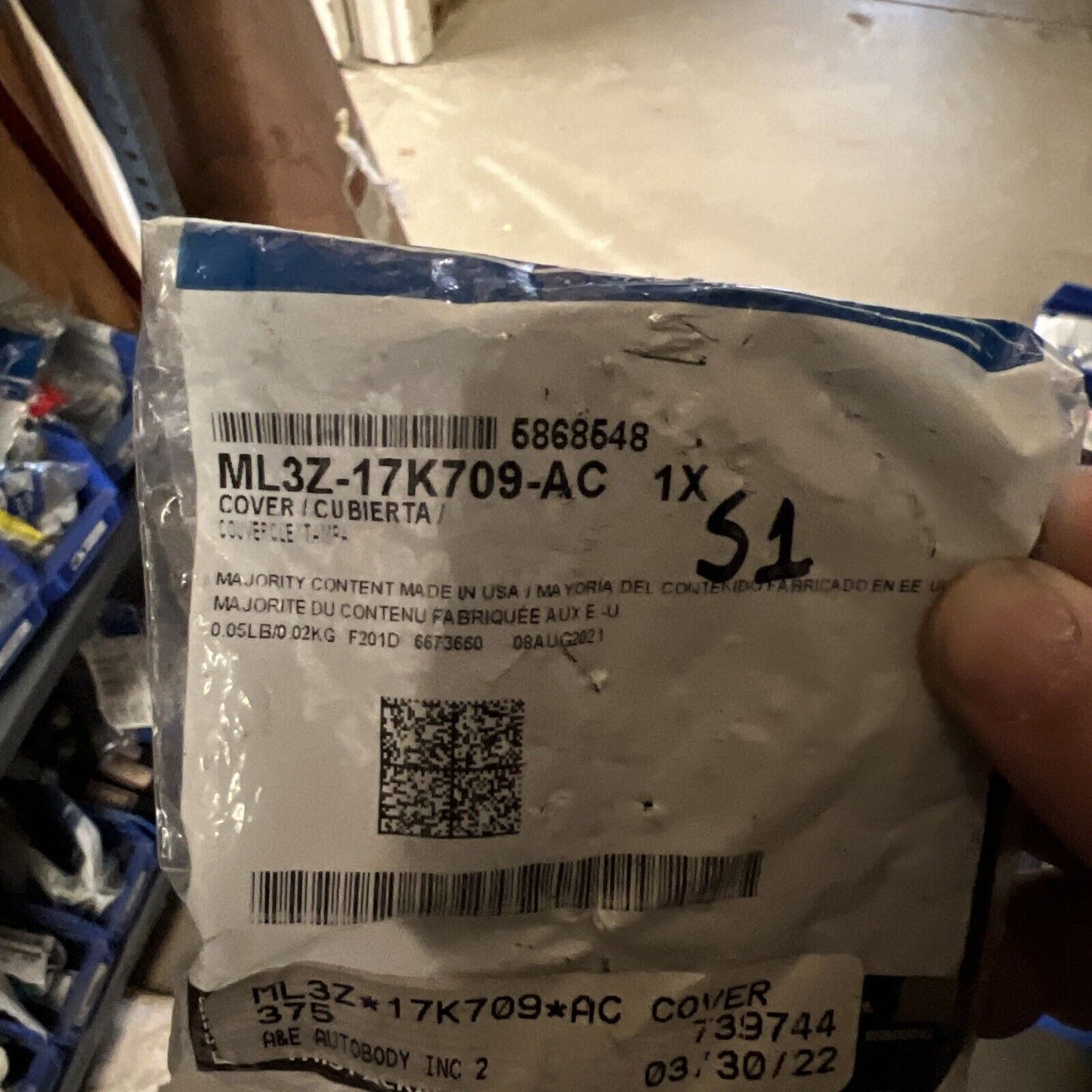 New OEM Ford 2021 F-150 Lower cover ML3Z17K709AC