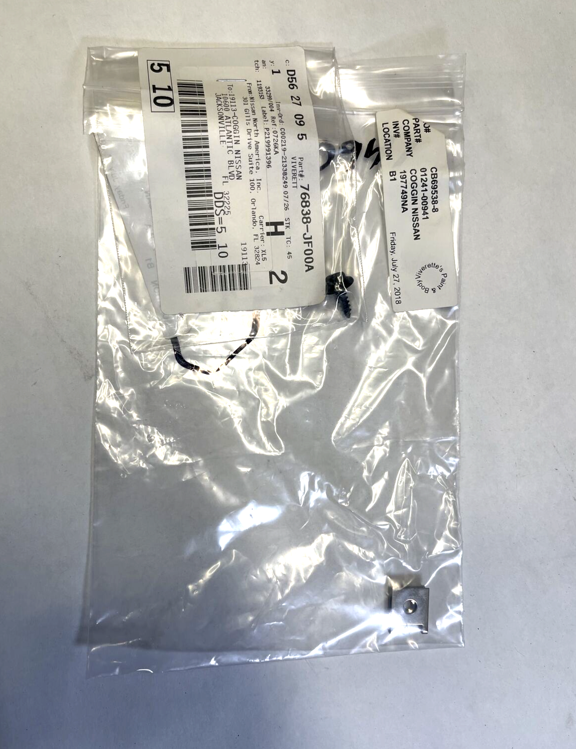 New OEM Genuine Nissan Sentra Armada 1998-2023 Upper Bracket Nut 0124100941