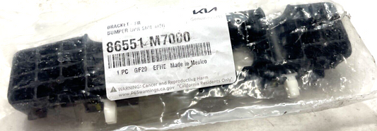 New OEM Genuine Kia Forte Front Bumper Retainer Bracket 86552M6000