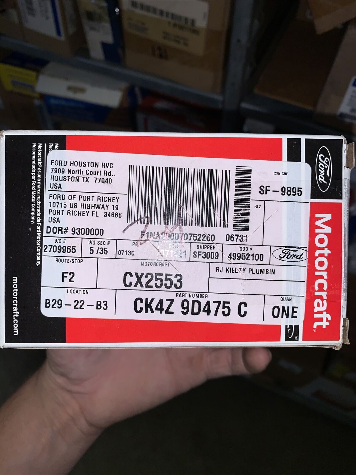 New OEM Ford Valve Kit Motorcraft CX2553