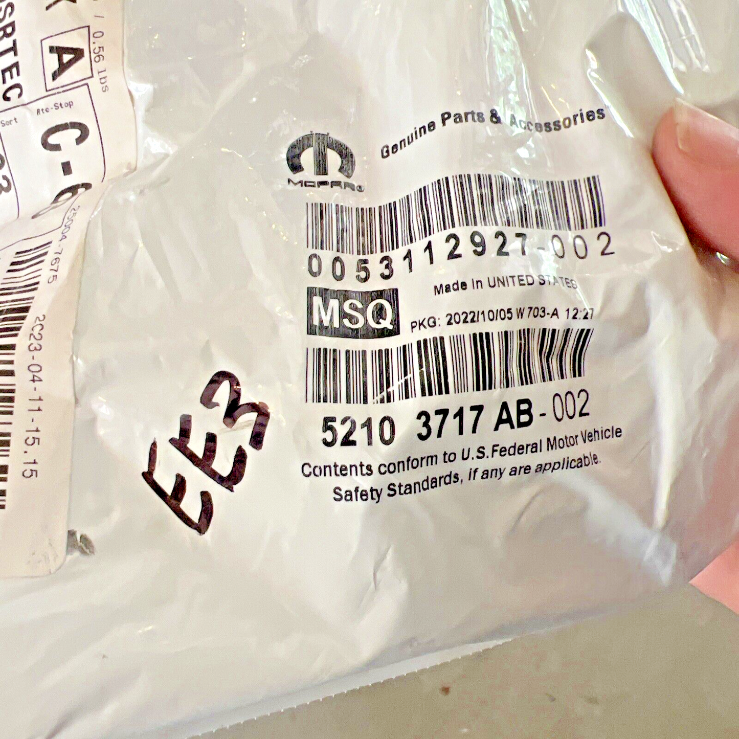 Genuine OEM Mopar Ram 1500 Exhaust Muffler Pipe Mount Isolator Hanger 52103717AB