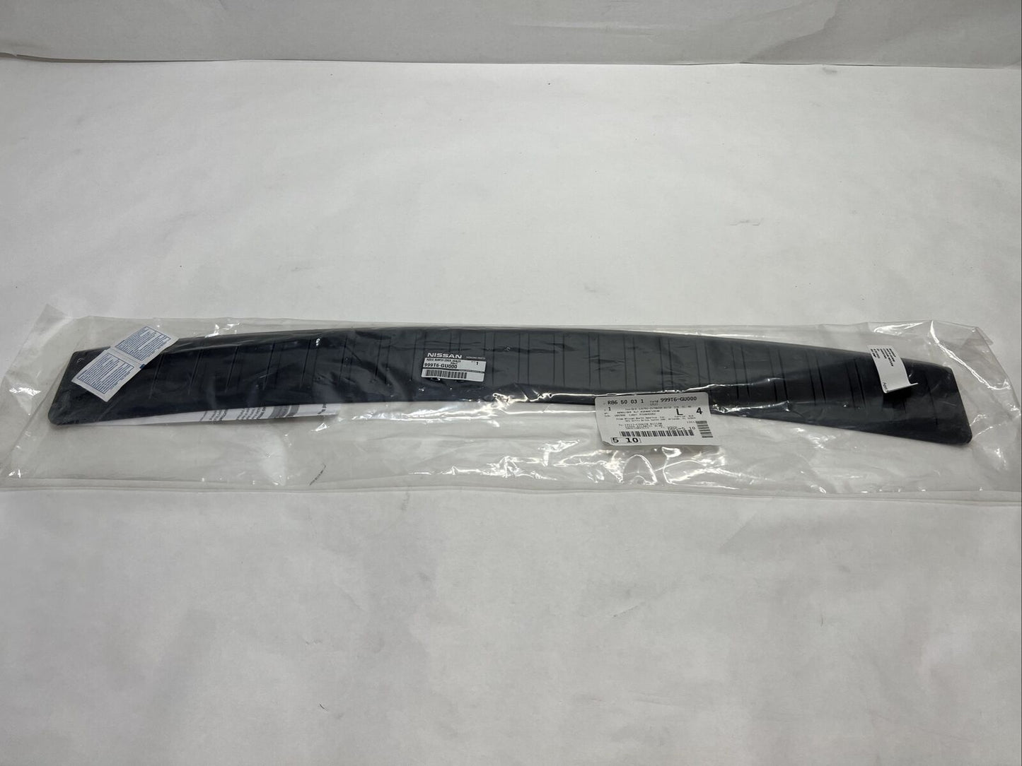 New OEM Genuine Nissan 2008-2015 Rear Bumper Scratch Protector Black 999T6GU000