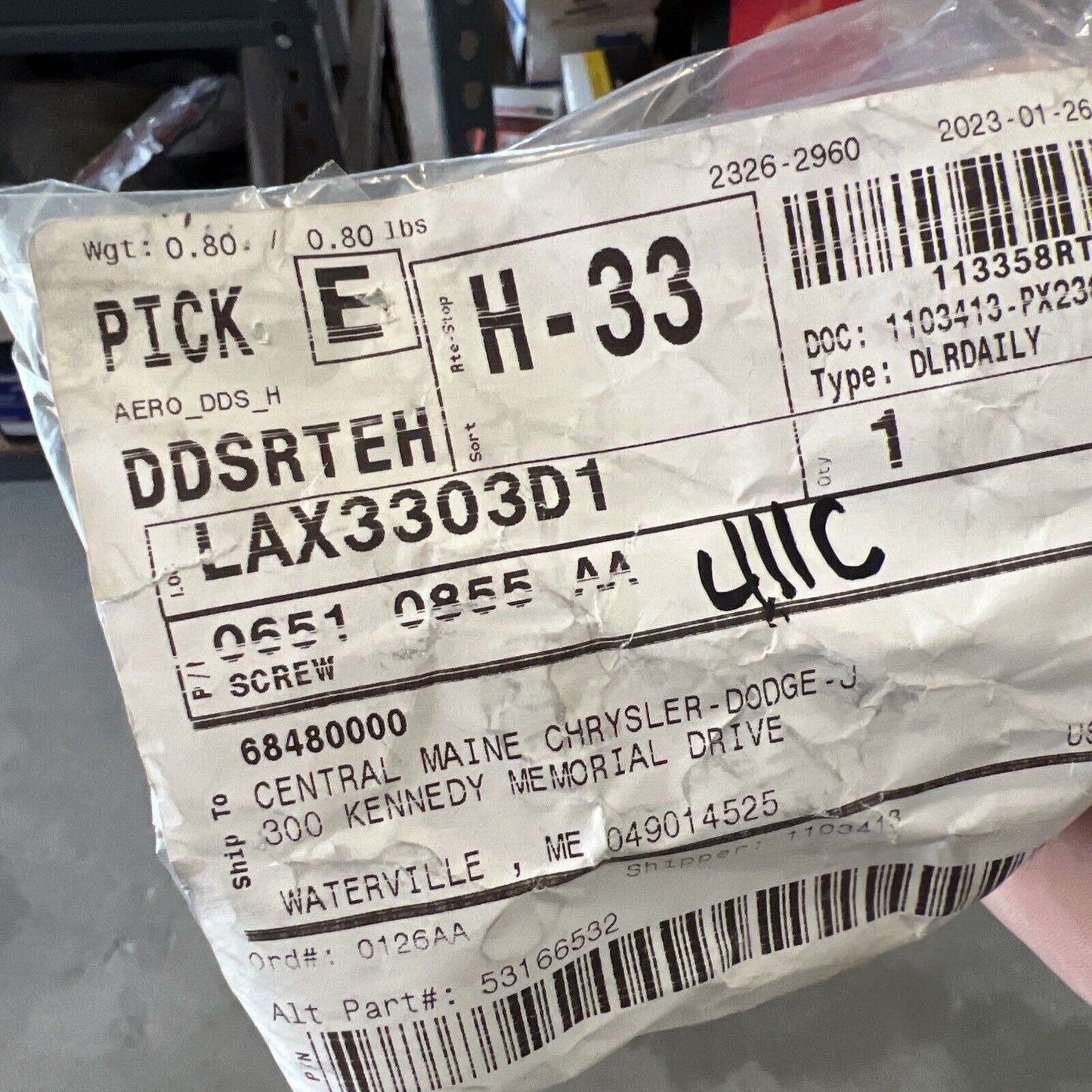 Genuine OEM Mopar 6510855AA Hex Flange Head Screw