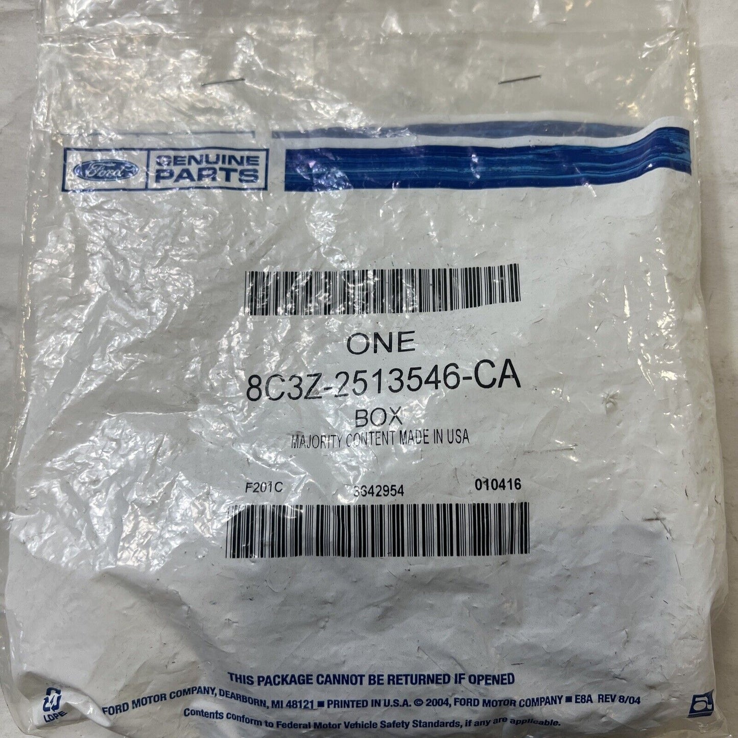 Genuine OEM Ford Transit Instrument Panel Dash-Utility Box 08-24 8C3Z2513546CA