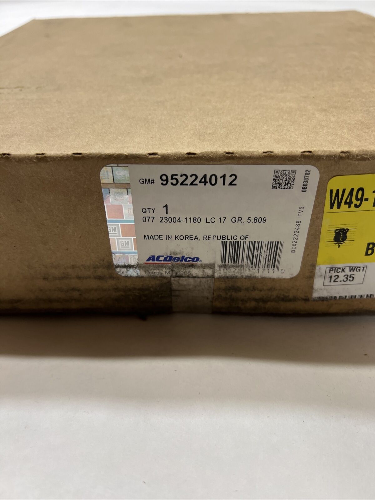 Genuine OEM GM ACDelco Trax Rear Brake Drum 2012-2022 95224012