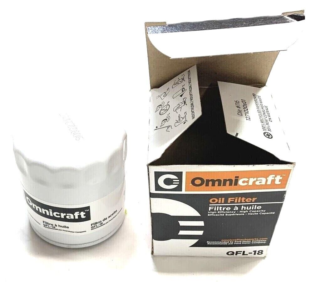 New OEM Genuine Omnicraft Engine Oil Filter-VIN: A, Carb, 2BBL QFL18