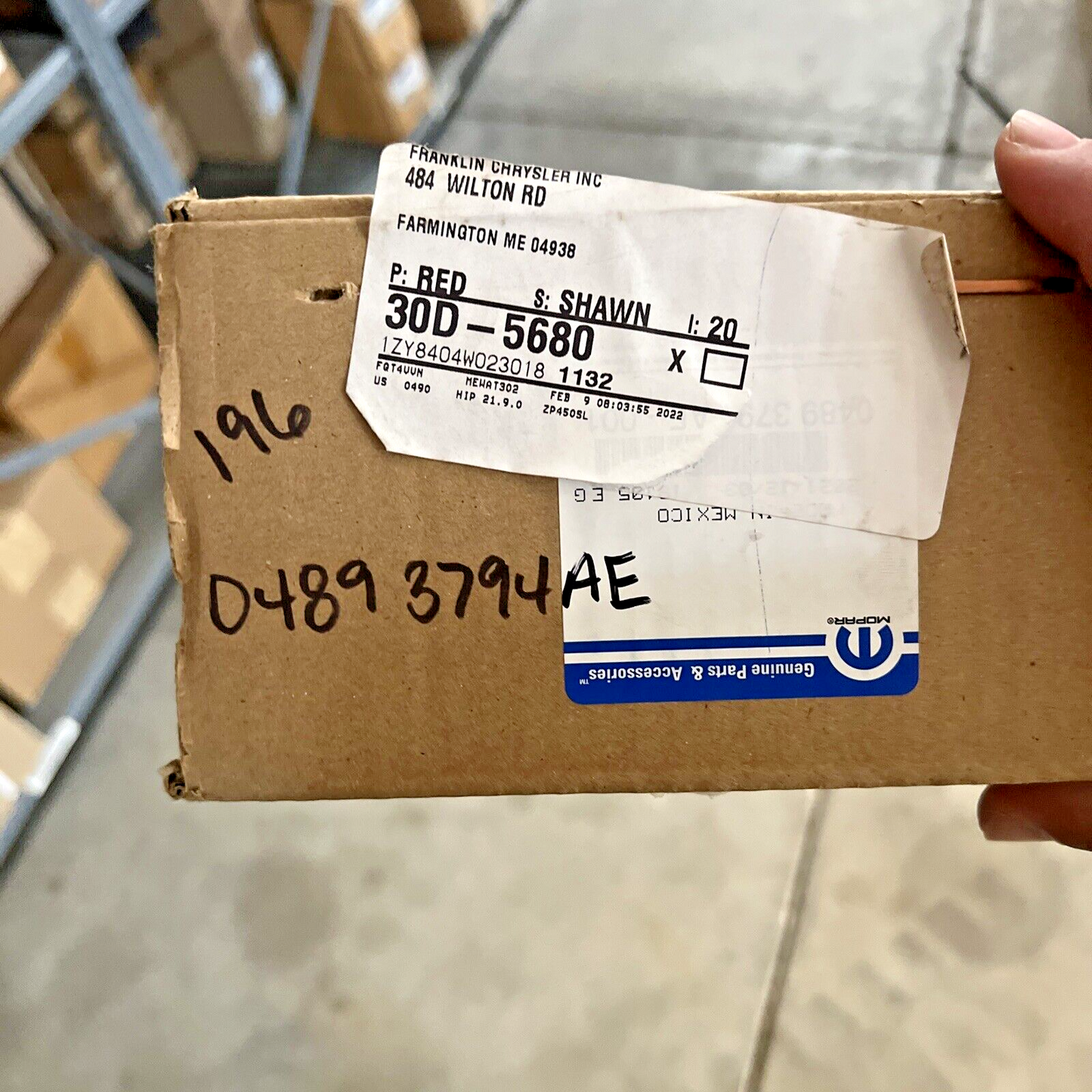 Genuine OEM Mopar Dodge Durango Coolant Crossover Housing Frame 16-25 4893794AE