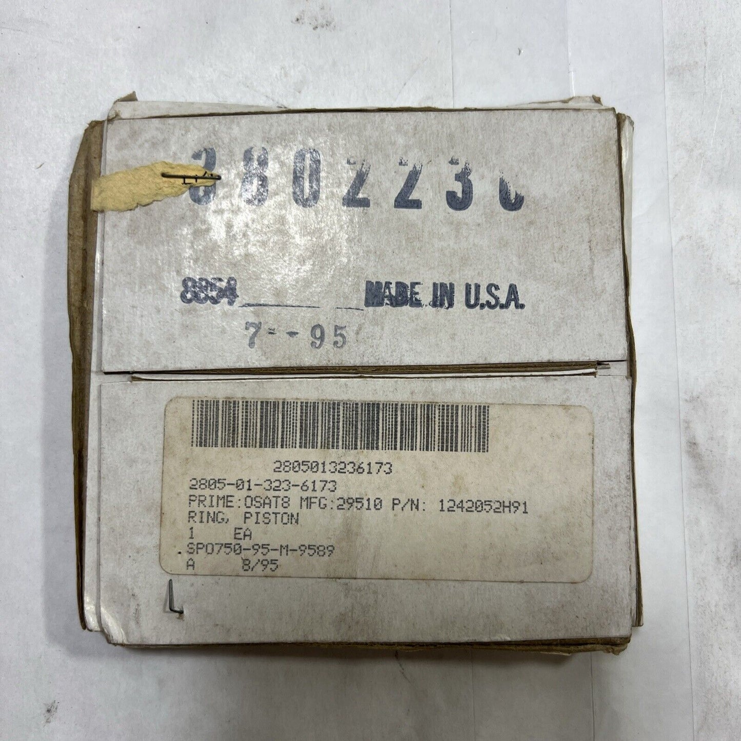 New Blumaq Piston Ring Assembly 1242052H91