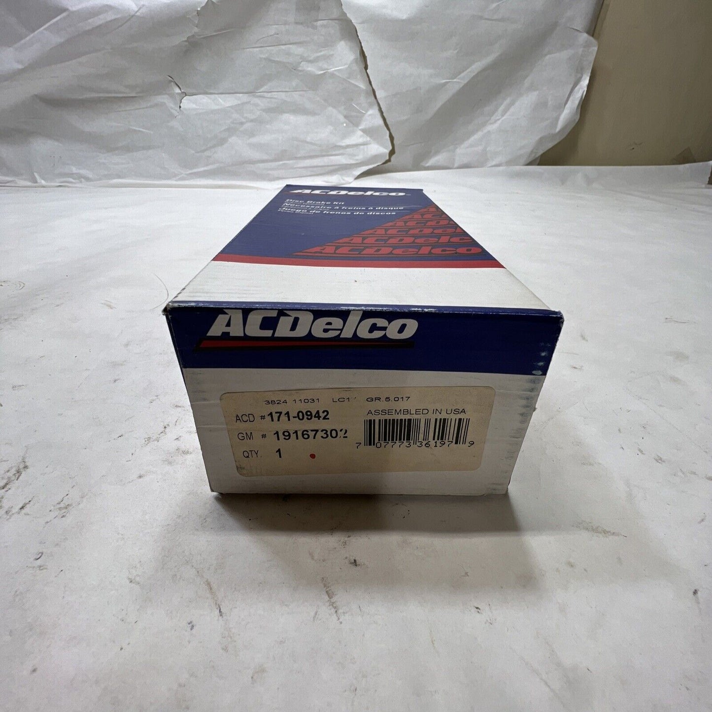 New OEM Genuine General Motors ACDelco 171-0942 Disc Brake Pad Set 19167302