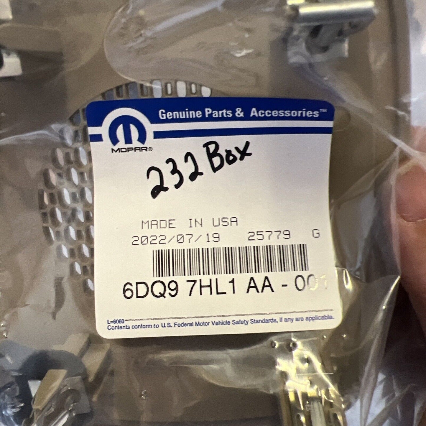 New OEM Genuine Mopar 1500 3500 2019-2023 Speaker Grille 6DQ97HL1AA