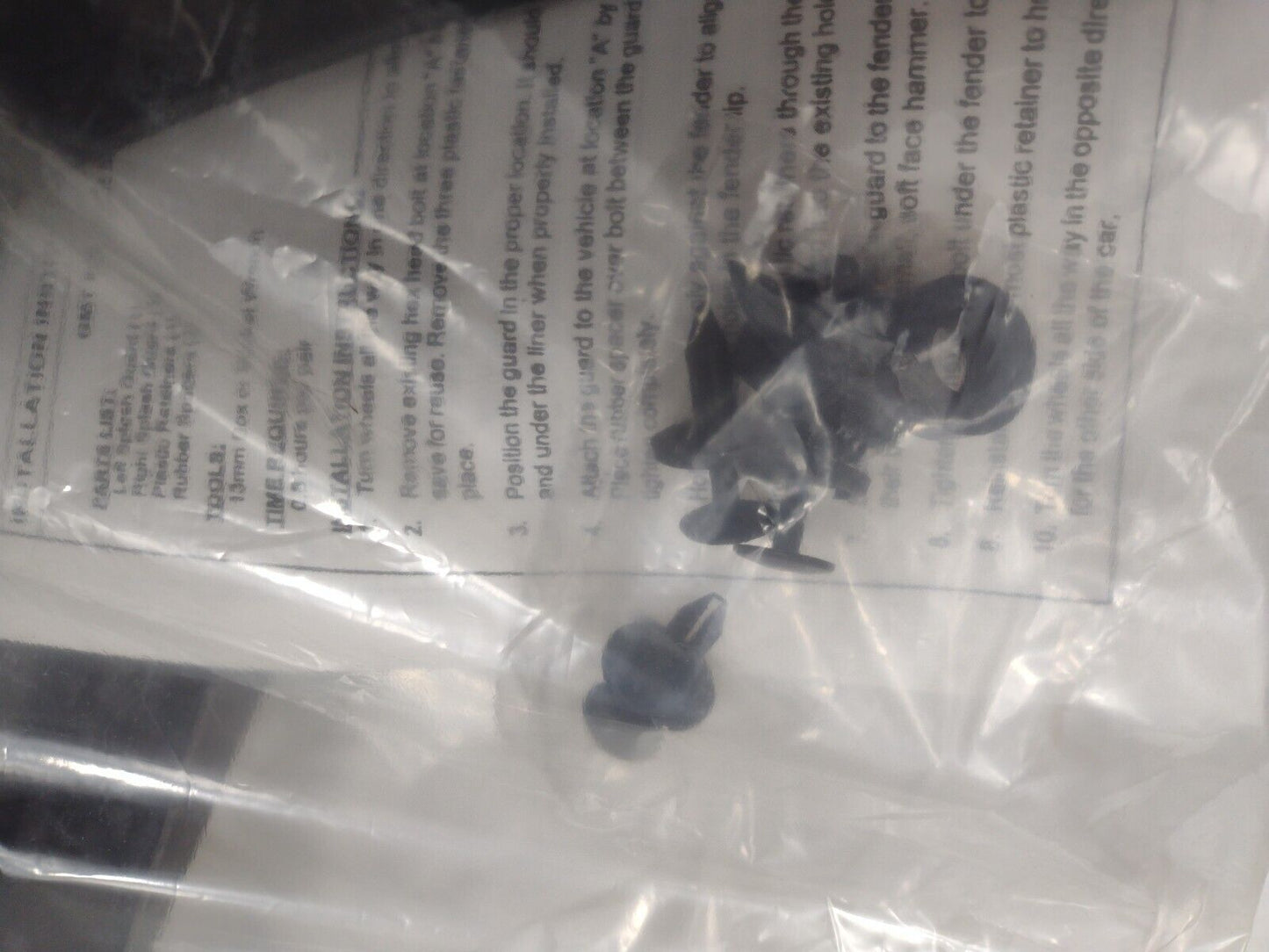 Genuine OEM GM Chevrolet Suburban Tahoe Front Splash Guards Mud Flaps 12495822