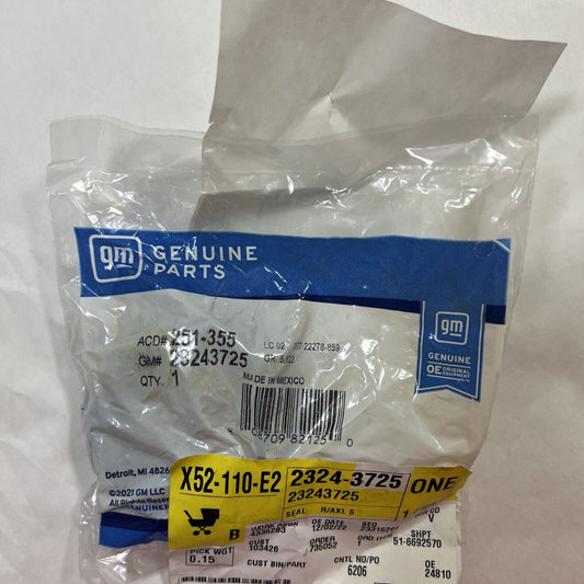 Genuine OEM GM ACDelco Drive Axle Shaft Seal 2019-2024 251355