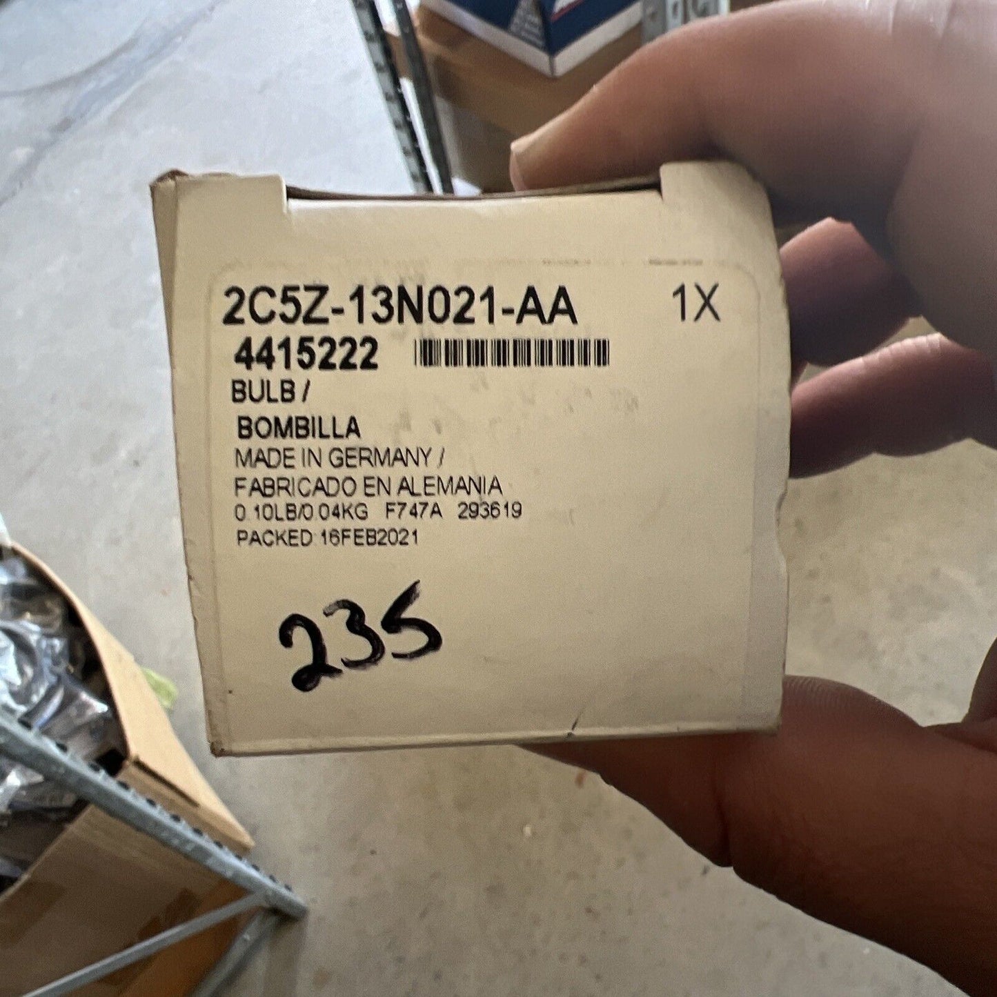 New OEM Genuine Ford E-Transit 2003-2023 High Beam Bulb 2C5Z13N021AA