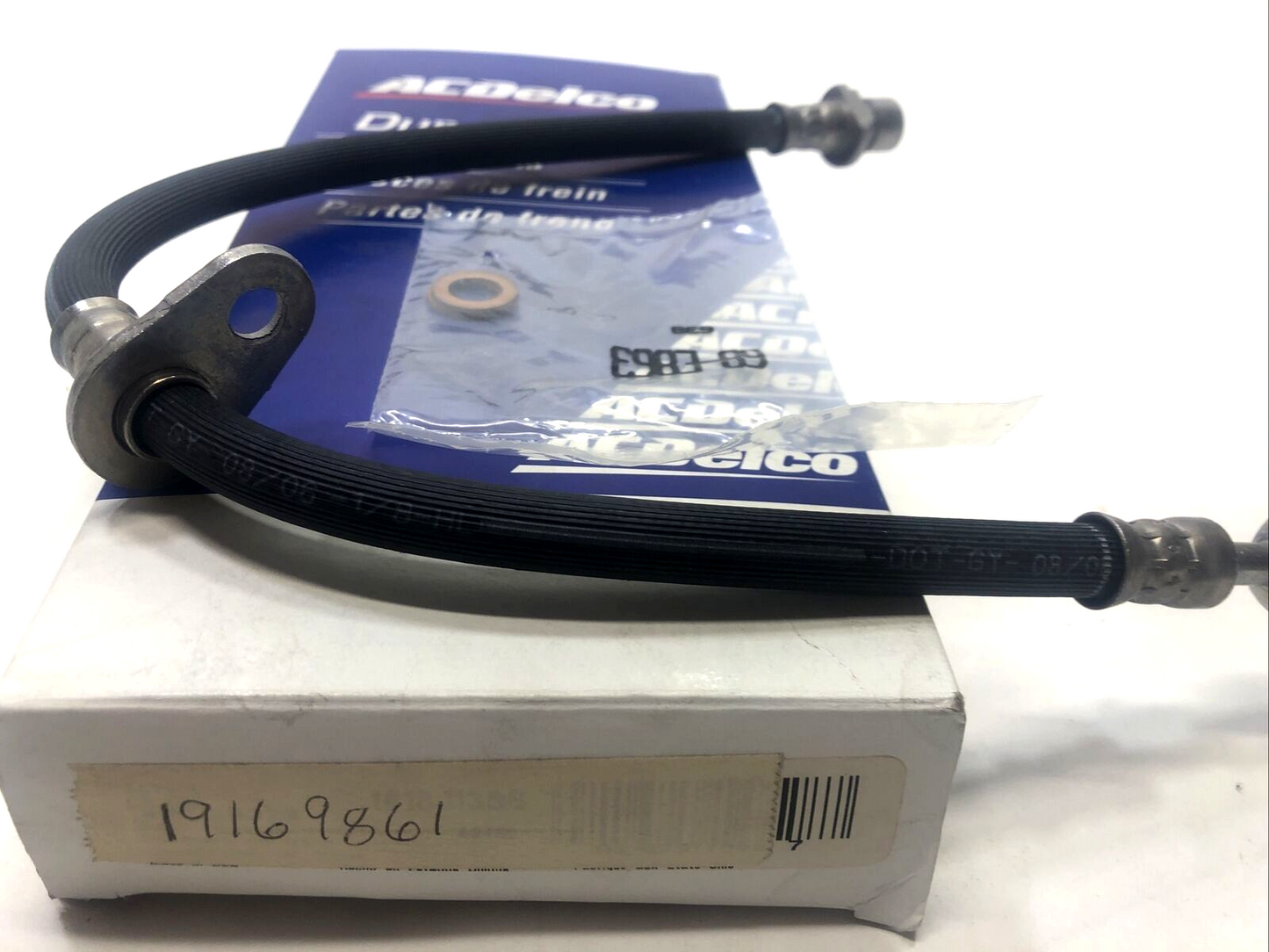 New OEM Genuine GM ACDelco Front Brake Hose Assembly 19169861