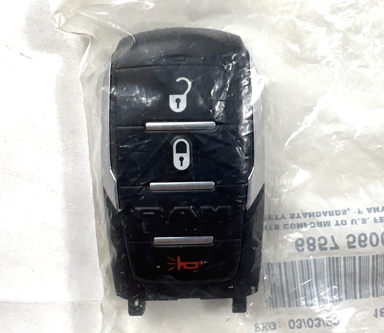 Genuine OEM Mopar Ram 1500 Integrated Key Fob Transmitter 2019-2024 68575600AA
