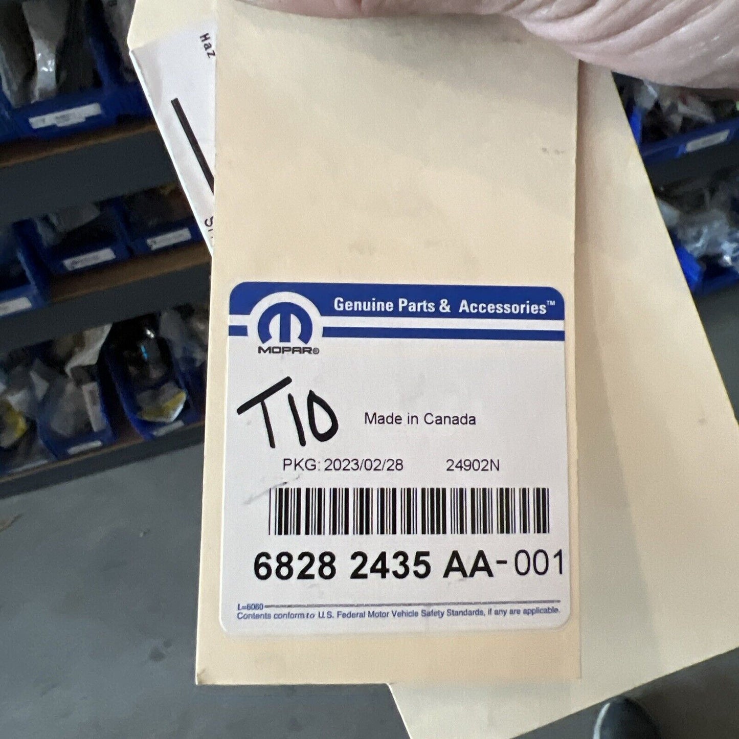 Genuine OEM Mopar Gladiator Automatic Trans Oil Cooler Tube 2018-2023 68282435AA