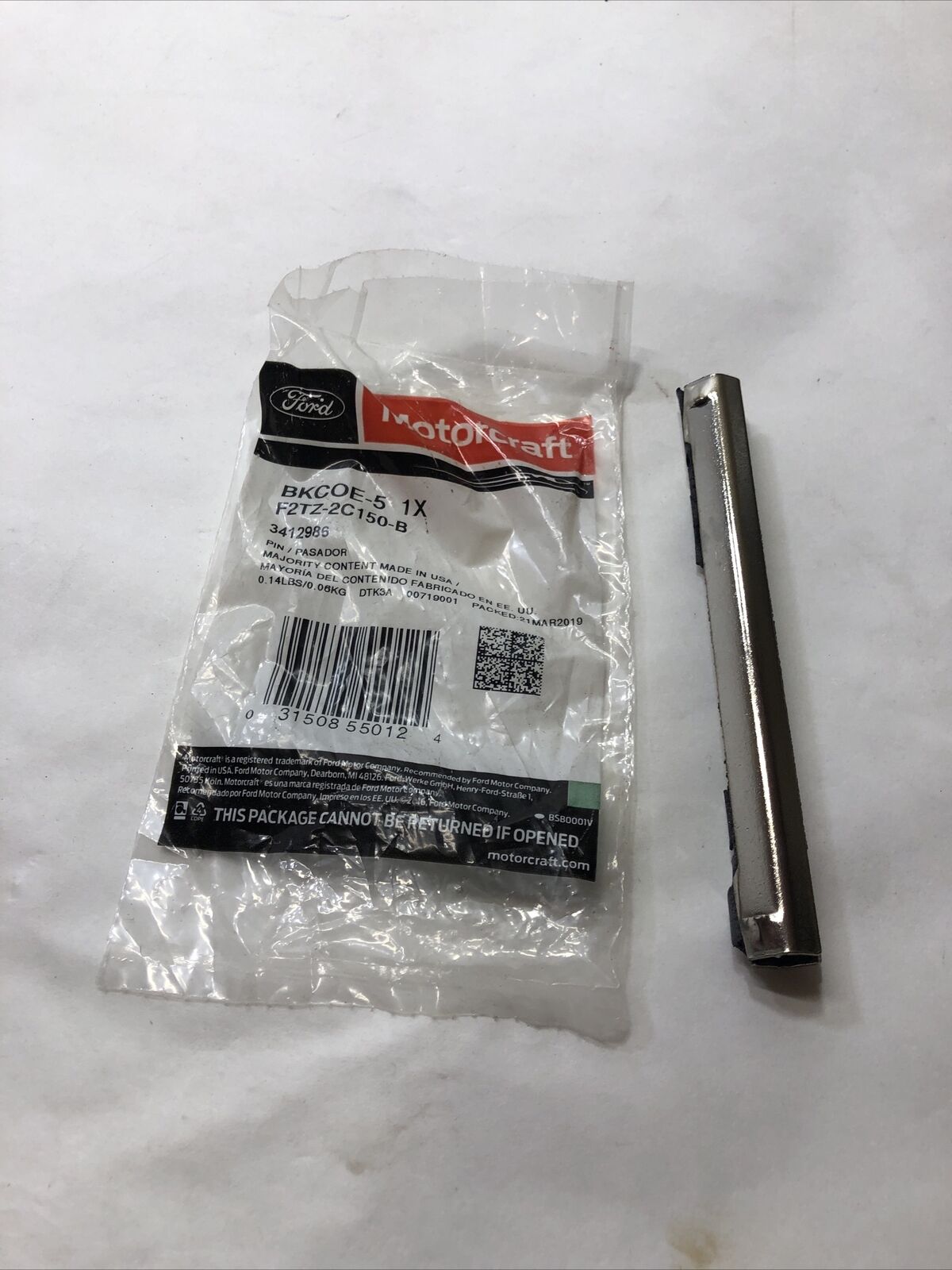 Motorcraft BKCOE-5 Disc Brake Caliper Repair Kit Rear