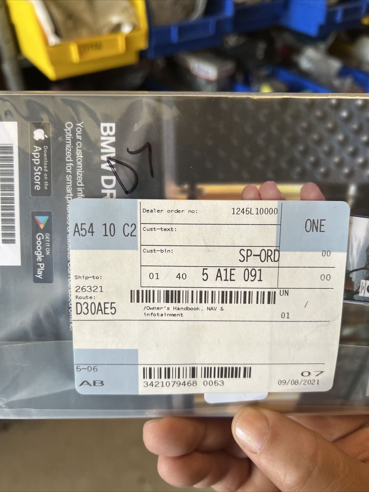 New Original BMW Manual Handbook 01405A1E091