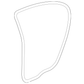 Genuine OEM GM Chevrolet Cruze Rear Left Side Weather-Strip On Body 95440407